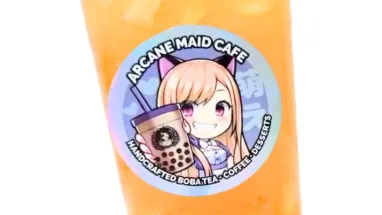 Peachy Iced Bubble Tea
