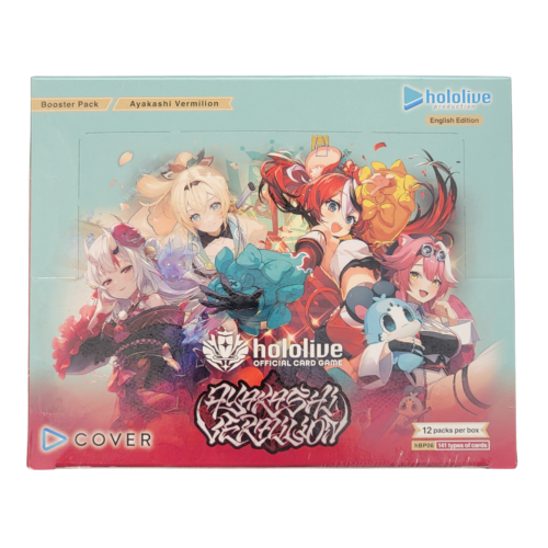 hololive OFFICIAL CARD GAME Booster Pack Ayakashi Vermilion hOCG-hBP06e – English Edition