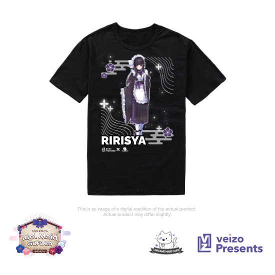 Nana Asteria VTuber Idol Maid Garden Maid Cafe T-Shirt