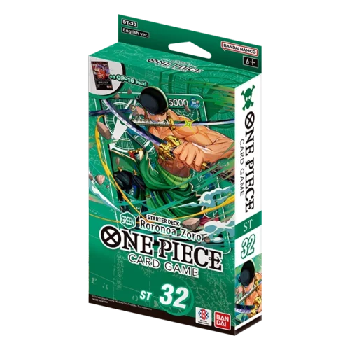 One Piece Card Game: Starter Deck – Green Roronoa Zoro [ST-32]