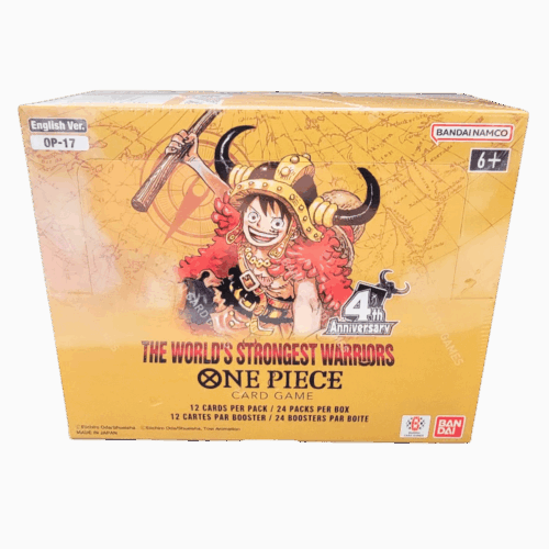 One Piece Trading Card Game The World’s Strongest Warriors Booster Box OP-17 [ENGLISH, 24 Packs]