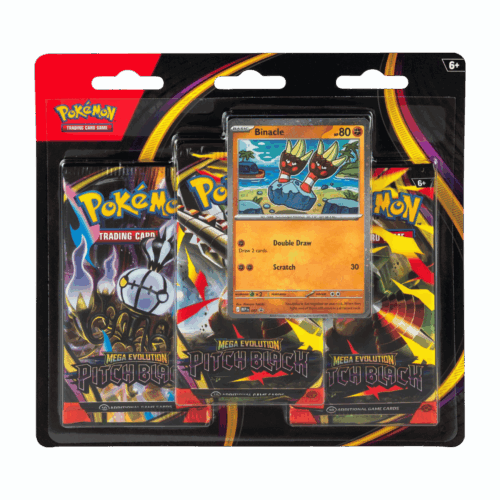 Pokémon Pokemon Trading Card Games Mega Evolution 5 Pitch Black 3 Pack Blister