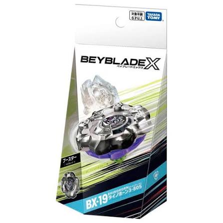 Takara Tomy Beyblade X BX-19 Rhino Horn 3-80S Booster