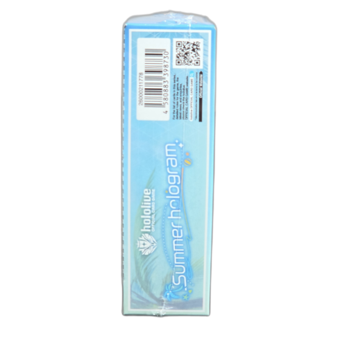 hololive OCG Extra Booster Summer hologram hEB01 English - side barcode