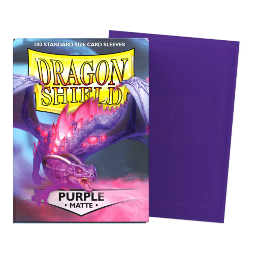 Dragon Shield Standard Matte Sleeves – Purple (100ct)