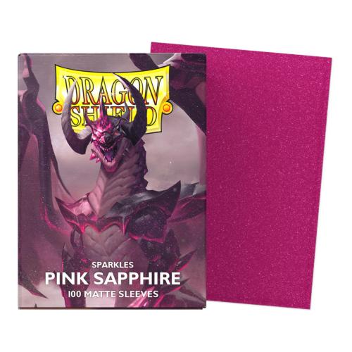 Dragon Shield Standard Matte Sleeves – Pink Sapphire (100ct)