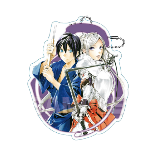 Noragami Yato & Bishamon Big Acrylic Keychain (Y-Line)