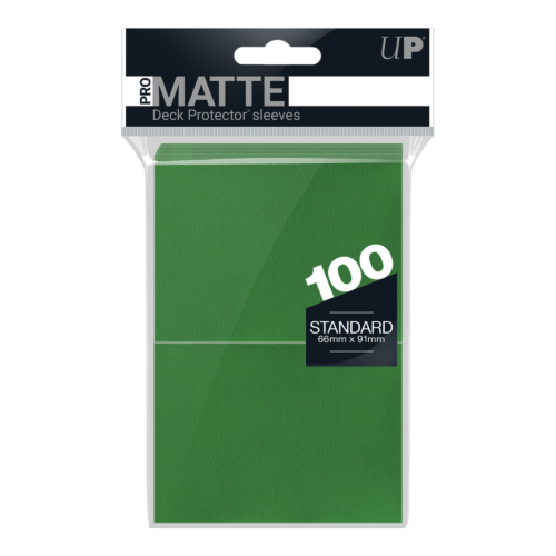 Ultra PRO PRO-Matte Standard Deck Protector Sleeves – Green (100ct)