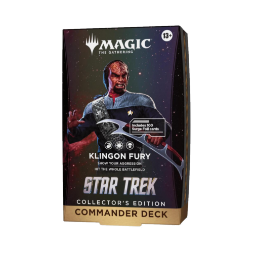 Magic: The Gathering | Star Trek Collector's Edition Commander Deck: Klingon Fury - English