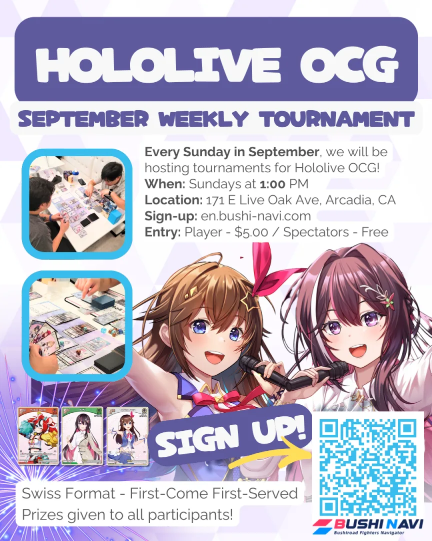 Hololive OCG September Tournaments