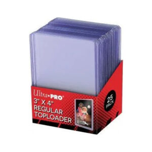 3″ x 4″ Clear Regular Toploader (25-Count) – Ultra Pro Toploaders (UPTL)
