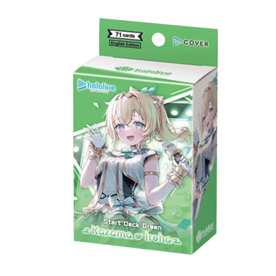 hololive Trading Card Game Kazama Iroha Start Deck Green hOCG-hSD06e