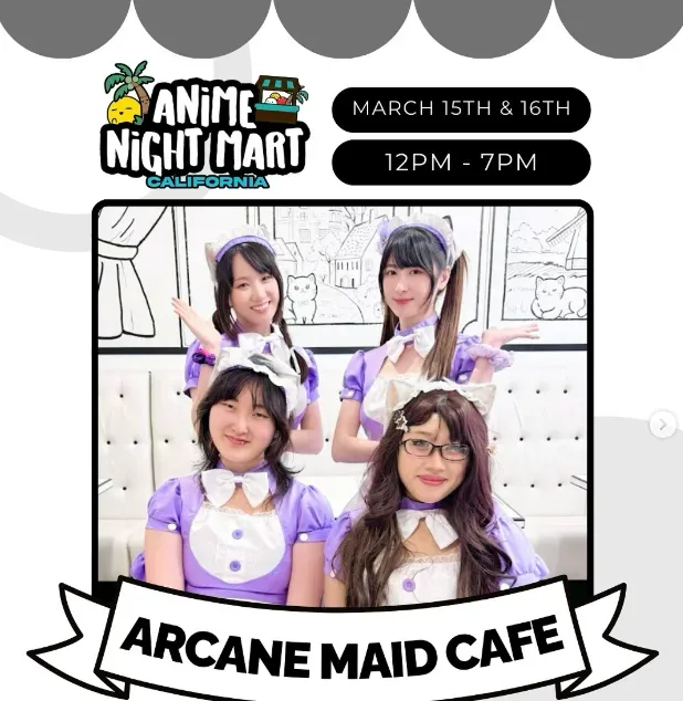 Arcane Maid Café x Anime Night Mart