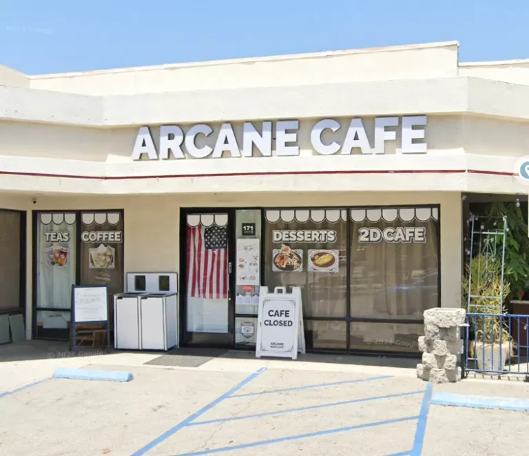The Arcane Maid Café storefront on Live Oak Ave in Arcadia