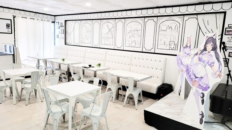 Dining room at Arcane Maid Café