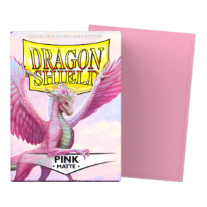 Dragon Shield Standard Matte Sleeves – Pink (100ct)