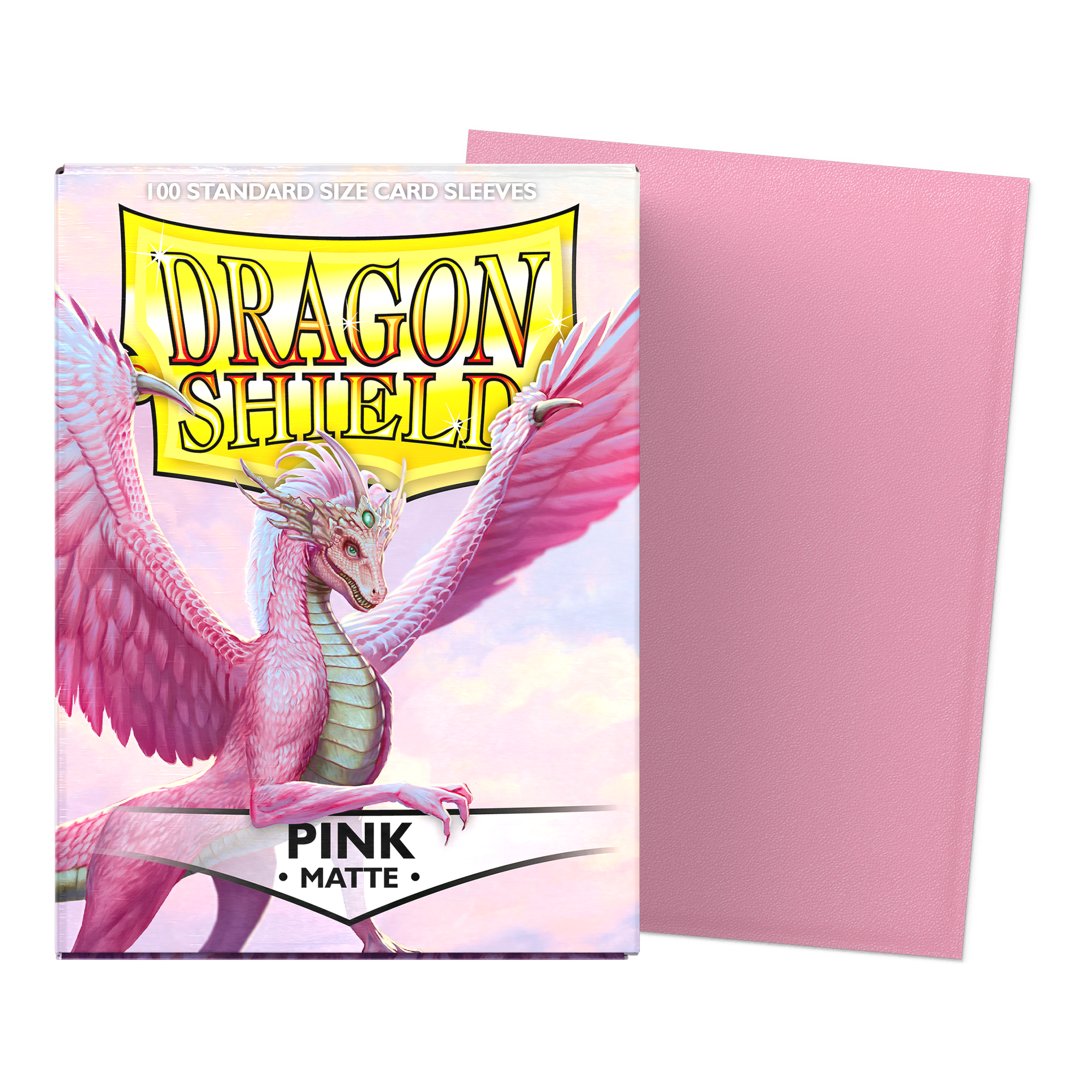 Dragon Shield Standard Matte Sleeves – Pink (100ct)