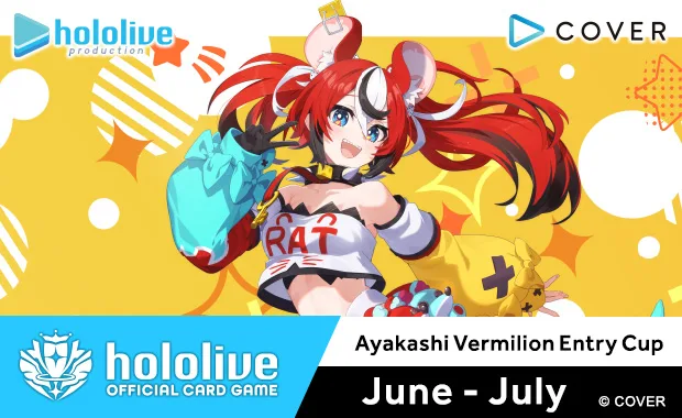 hololive OCG Trading Card Game – hBP06 Ayakashi Vermilion Entry Cup