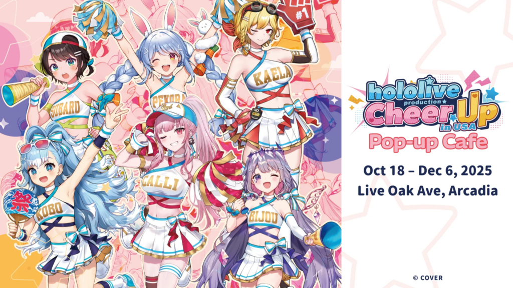 hololive production Cheer UP Pop-up Cafe and Cheer UP Fun Run in LA