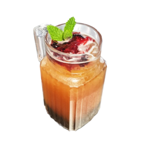 Kawaii Sunrise Fruit Tea at Arcane Maid Café in Arcadia