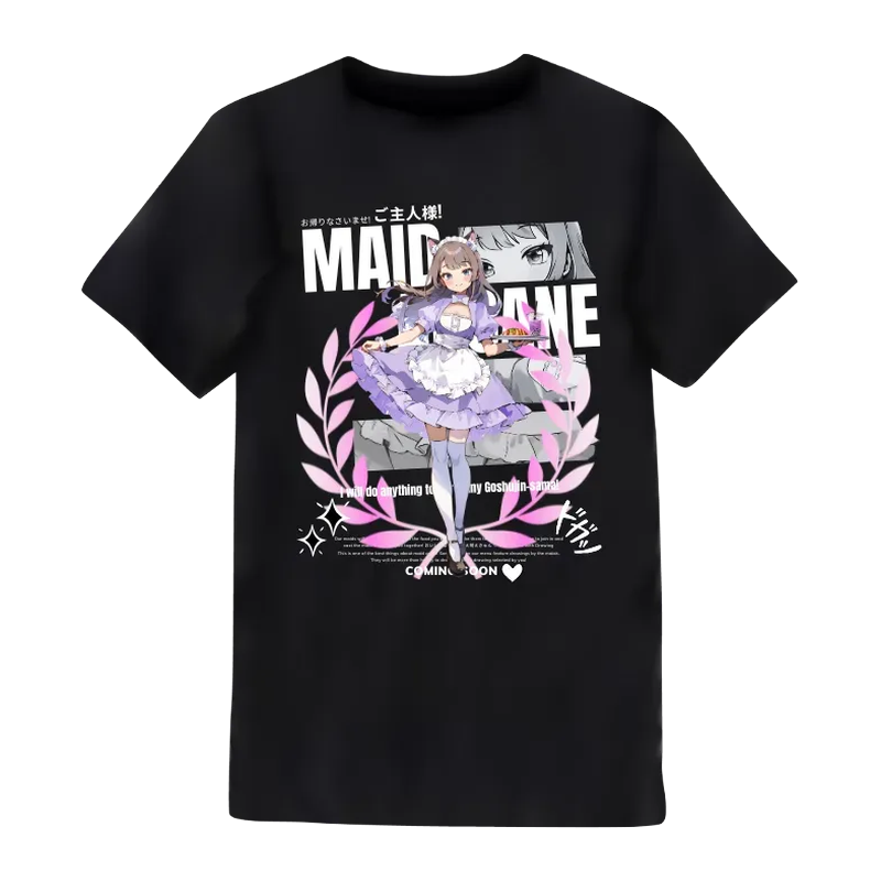 Maid Arcane Anime Streetstyle T-Shirt