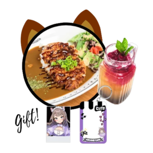 Super Katsu Combo🤍 at Arcane Maid Café in Arcadia