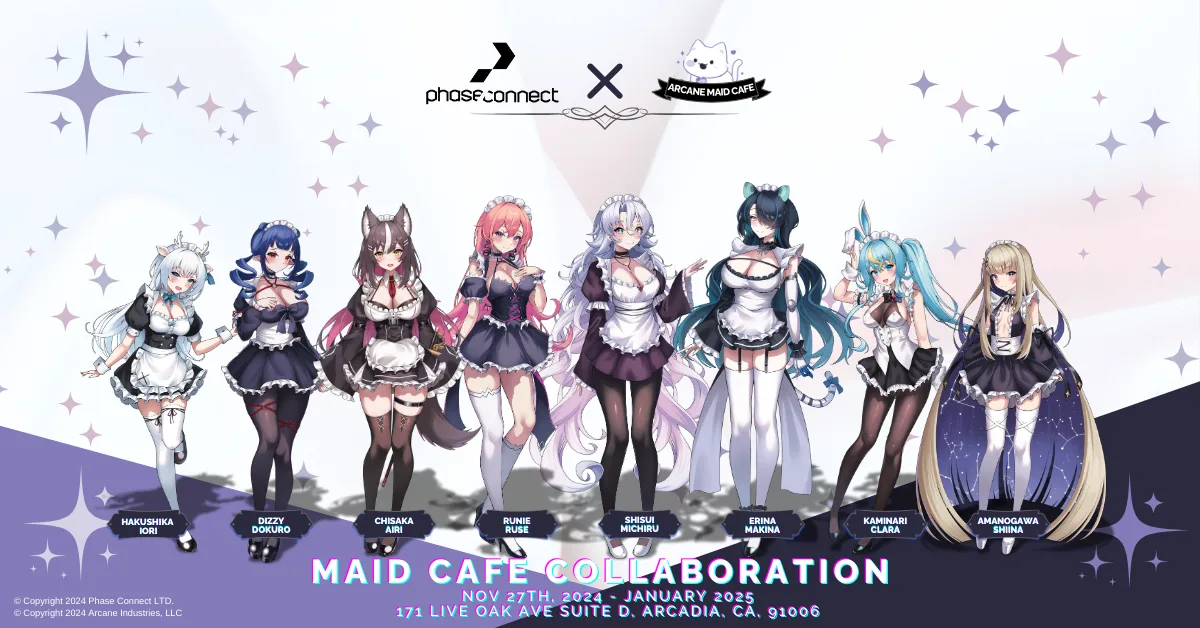 Phase Connect x Arcane Maid Café