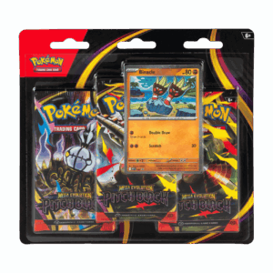 Pokémon Pokemon Trading Card Games Mega Evolution 5 Pitch Black 3 Pack Blister