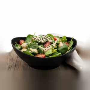 Sesame Spring Salad at Arcane Maid Café in Arcadia