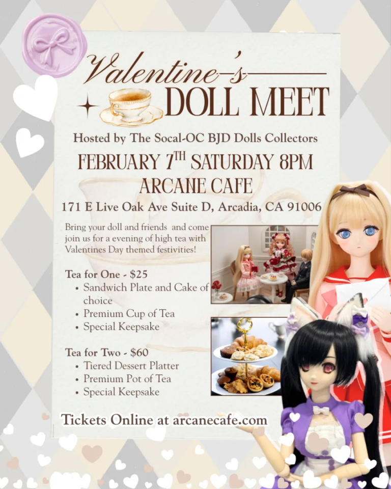BJD Valentines Day Meet at Arcane Cafe
