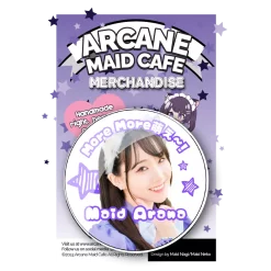 Maid Arana Pin Back Button 2.25″ Version 1